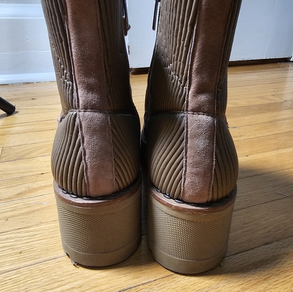 Suede Comabt Boots - Picture 8 of 12